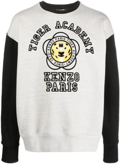 Kenzo Logo-Print Sweatshirt Kenzo , Gray , Heren - L,M,S