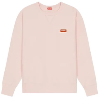 Kenzo Logo Streetwear Sweatshirt Kenzo , Pink , Heren - M,S