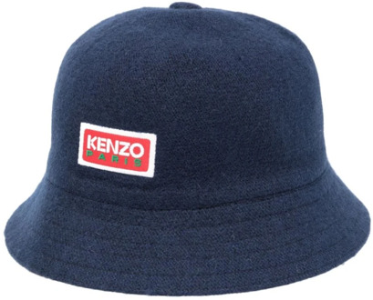Kenzo Midnight Blue Hip Hop Bucket Hat Kenzo , Blue , Heren - ONE Size