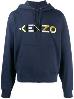 Kenzo ML Hoodie Logo Kenzo , Blue , Heren - S