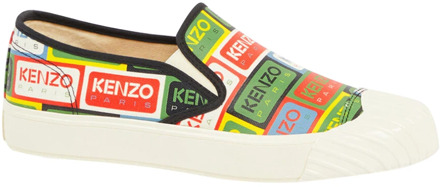 Kenzo Multicolor Slip-On Sneakers Kenzo , Multicolor , Heren - 43 Eu,44 Eu,45 Eu,40 EU