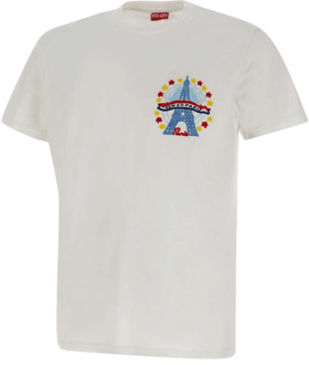 Kenzo Paris T-shirts en Polos Wit Kenzo , White , Heren - S,Xs