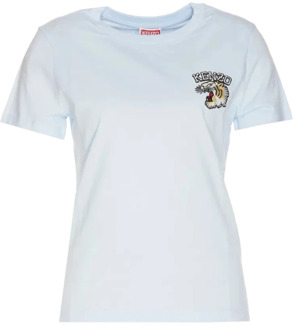 Kenzo Premium Katoenen T-Shirt Kenzo , White , Dames - L,M,S,Xs