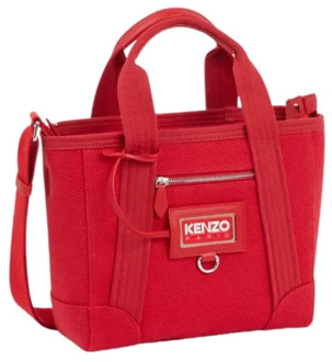 Kenzo Rode Mini Tote Tas Kenzo , Red , Dames - ONE Size
