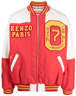 Kenzo Rode Tiger Academy Jassen Kenzo , Red , Heren - M