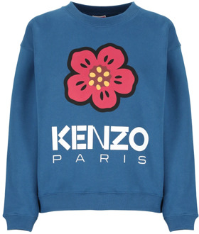 Kenzo Round-neck Knitwear Kenzo , Blue , Dames - XS