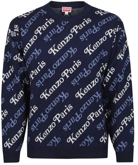 Kenzo Round-neck Knitwear Kenzo , Blue , Heren - Xl,L,M,S