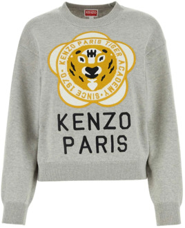 Kenzo Round-neck Knitwear Kenzo , Gray , Dames - L