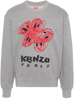 Kenzo Round-neck Knitwear Kenzo , Gray , Heren - L,M