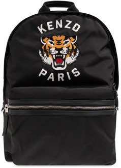 Kenzo Rugzak met logo Kenzo , Black , Heren - ONE Size