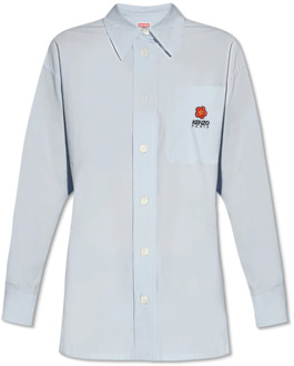Kenzo Shirt met logo Kenzo , Blue , Dames - M,S,Xs,2Xs