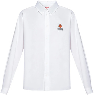 Kenzo Shirt met logo Kenzo , White , Heren - 2Xl,Xl,L,M,3Xl