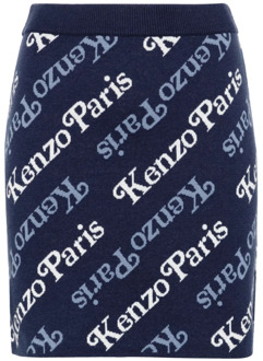 Kenzo Short Skirts Kenzo , Blue , Dames - L,M,S