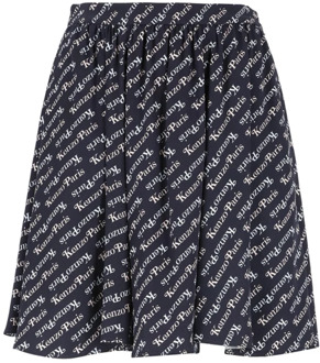 Kenzo Short Skirts Kenzo , Blue , Dames - Xs,2Xs