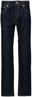 Kenzo Smal Gesneden Marineblauwe Denim Jeans Kenzo , Blue , Heren - W31,W33,W34,W32