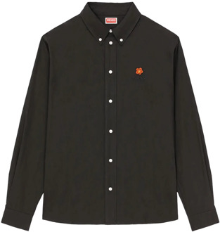 Kenzo Stijlvol Overhemd Kenzo , Black , Heren - 2Xl,Xl,L,M