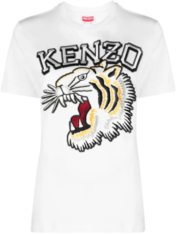 Kenzo Stijlvol T-Shirt Kenzo , White , Dames - L,M,S,Xs