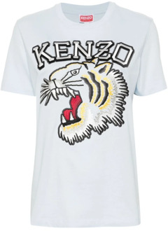 Kenzo Stijlvol T-Shirt Kenzo , White , Dames - L,M,S,Xs