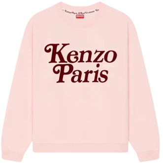 Kenzo Stijlvolle Crewneck Sweatshirt Kenzo , Pink , Dames - L,M,S,Xs