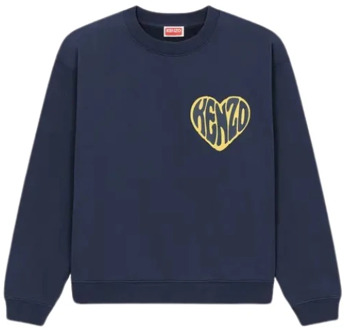 Kenzo Streetwear Hart Sweater Kenzo , Black , Dames - M,S,Xs
