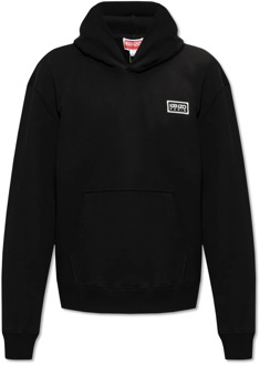 Kenzo Sweatshirt met logo Kenzo , Black , Heren - 2Xl,Xl,L,M,S