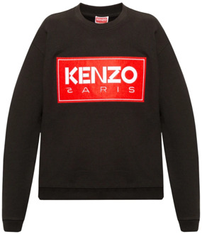 Kenzo Sweatshirt met logo Kenzo , Black , Heren - L,S