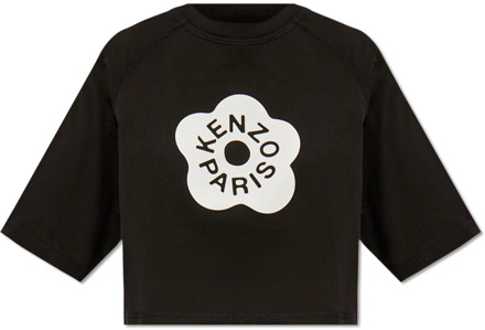 Kenzo T-shirt met logo Kenzo , Black , Dames - L,M,S,Xs