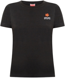 Kenzo T-shirt met logo Kenzo , Black , Dames - L,S,Xs