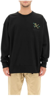 Kenzo Tiger Tail Sweatshirt Kenzo , Black , Heren - L,S