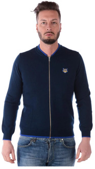 Kenzo Tiger Zip Sweater Pullover Kenzo , Blue , Heren - L
