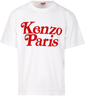 Kenzo Verdy Oversize T-Shirt Kenzo , White , Heren - M,S
