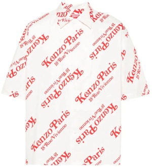 Kenzo Verdy Samenwerking Logo Print Shirt Kenzo , Multicolor , Heren - L,M,S