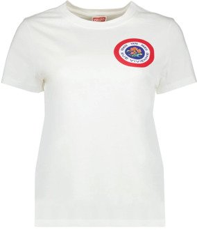 Kenzo Vivienne Street T-shirt Kenzo , White , Dames - L,M,S,Xs