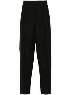 Kenzo Wide Trousers Kenzo , Black , Heren - 2Xs,3Xs