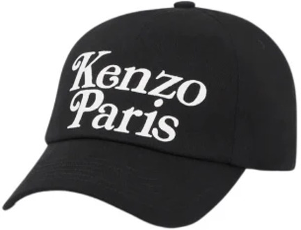 Kenzo Zwarte Baseballpet Kenzo , Black , Heren - ONE Size