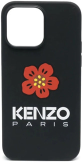 Kenzo Zwarte Casual Telefoonhoes Kenzo , Black , Heren - ONE Size