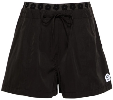 Kenzo Zwarte Shorts Kenzo , Black , Dames - S,Xs