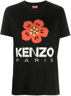 Kenzo Zwarte T-shirts Polos voor vrouwen Kenzo , Black , Dames - M,S,Xs