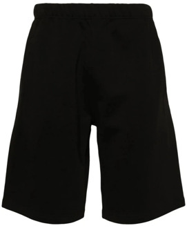 Kenzo Zwarte Varsity Katoenen Shorts Kenzo , Black , Heren - Xl,L,M