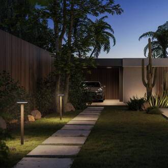 Keope LED tuinpadverlichting, antraciet, hoogte 80 cm, IP65