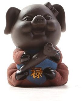 Keramiek tas houder thuis accessoire klei thee huisdier desktop zeef thee-ei decor klei set craft aardewerk thee huisdier ornamentsLY342 licht groen