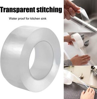 Keramiek Tegel Spleet Tape Zelf Ahesive Waterdichte Sink Keuken Badkamer Transparante Decoratieve Tape JAN88 5cmx1000cm