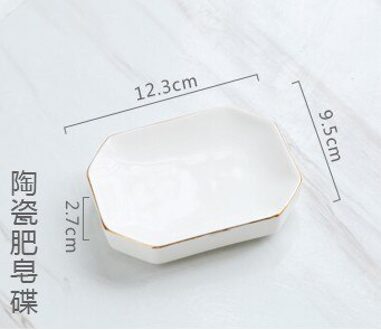 Keramische Badkamer Accessoires Set Bad Douche Wassen Pak Wc Reinigingsborstel Lotion Zeepdispenser Tandenborstelhouder Zeep Lade Soap dish