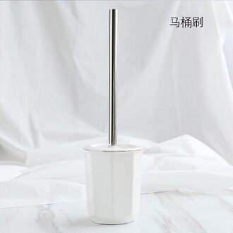 Keramische Badkamer Accessoires Set Bad Douche Wassen Pak Wc Reinigingsborstel Lotion Zeepdispenser Tandenborstelhouder Zeep Lade Toilet brush