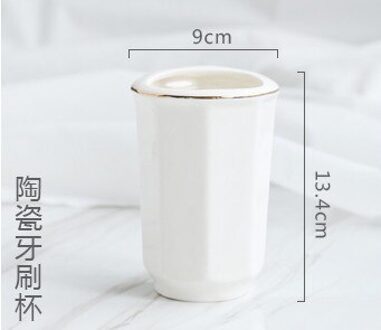 Keramische Badkamer Accessoires Set Bad Douche Wassen Pak Wc Reinigingsborstel Lotion Zeepdispenser Tandenborstelhouder Zeep Lade Toothbrush houder