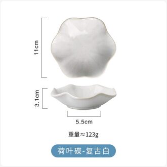 Keramische Bijgerecht Kleine Saus Schotel Boter Mosterd Sushi Azijn Soja Gerechten Keuken Porselein Schotel