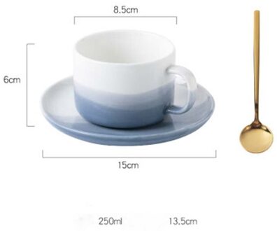 Keramische Cup Koffiekopje Schotel Set Kleine Luxe Eenvoudige Europese Stijl Koffie Set Afternoon Thee Bloem Theekopje Cup