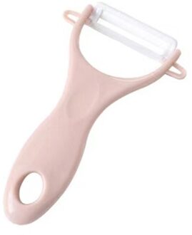 Keramische Dunschiller Fruit Dunschiller Aardappel Komkommer Wortel Rasp Draagbare Keuken Gereedschap Accessoires Keuken Gadgets Cocina roze