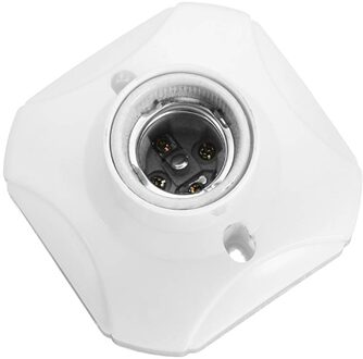 Keramische E27 Lampvoet Socket Lamphouder Adapter Connector Ronde Schroef Voor LED Gloeilamp AC250V Voor Hal Woonkamer