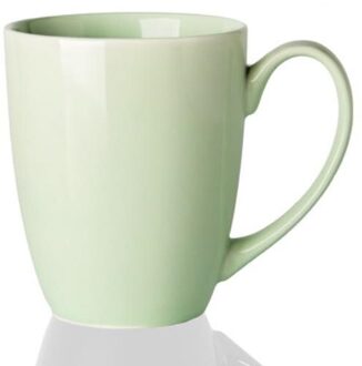 Keramische Eenvoudige Kleurrijke Kantoor Theekopjes Creatieve Porselein Koffie Mokken Huishoudelijke Drinkware Candy Kleur Ontbijt Melk Cups groen